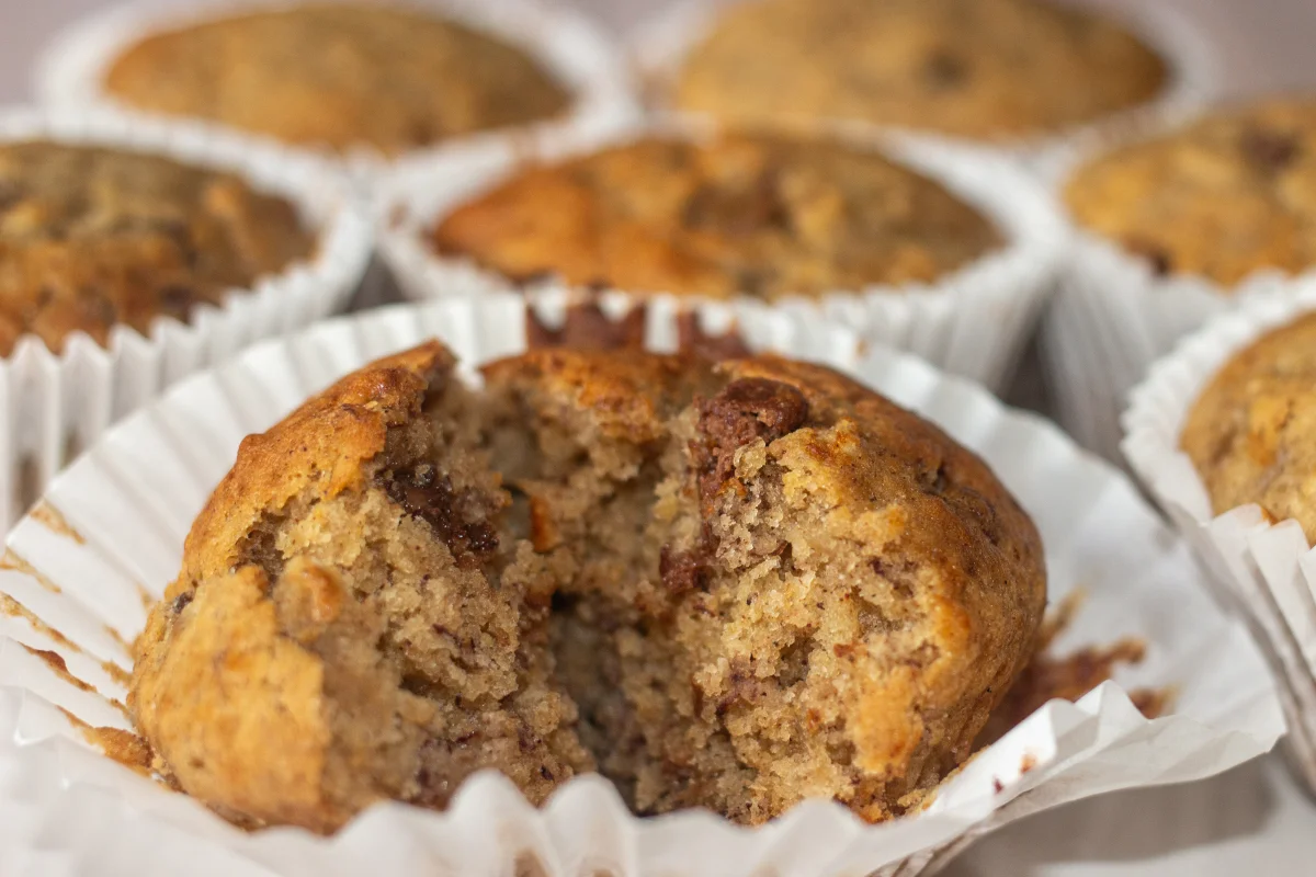Banana Chocolate Chip Muffins