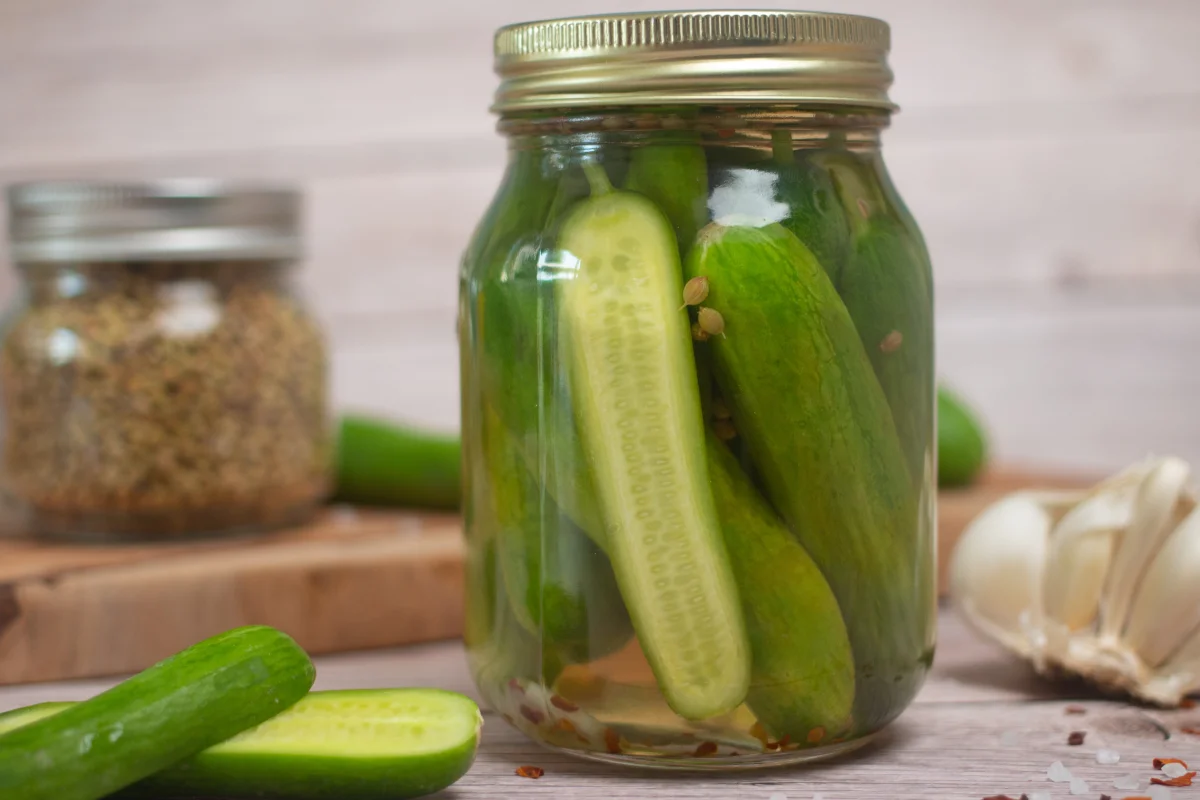 Quick Refrigerator Pickled Cucumbers