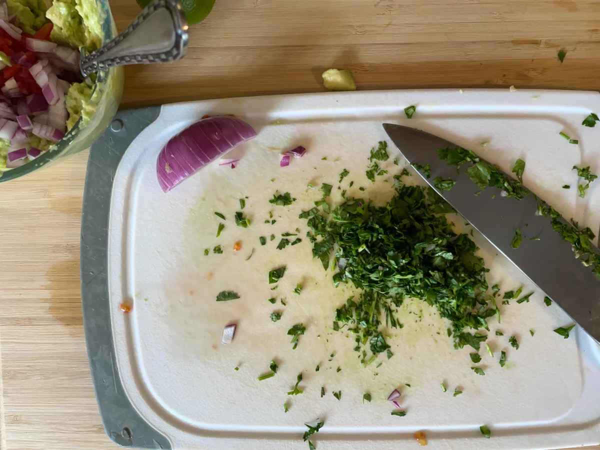 Chopped coriander