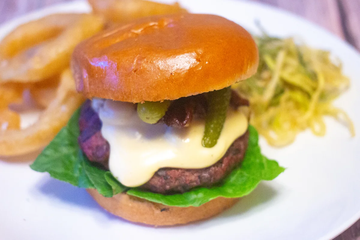 Super Gooey Cheese Burger